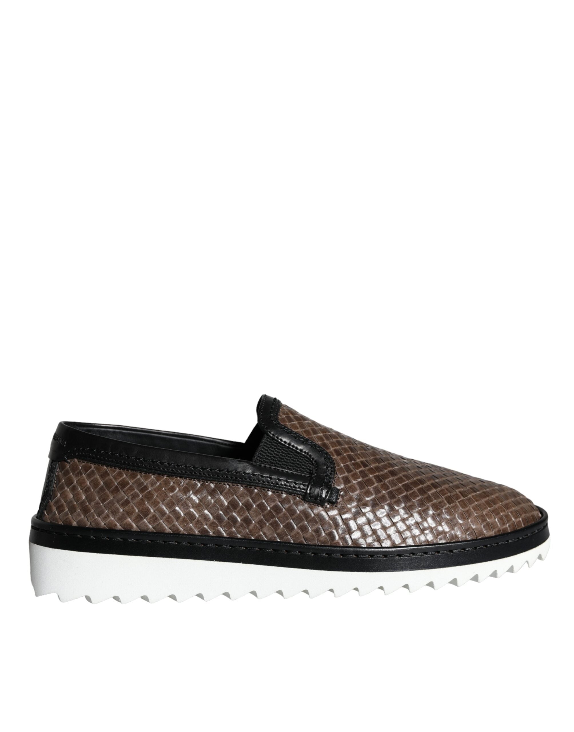 Dolce & Gabbana Bruin Leren Loafers