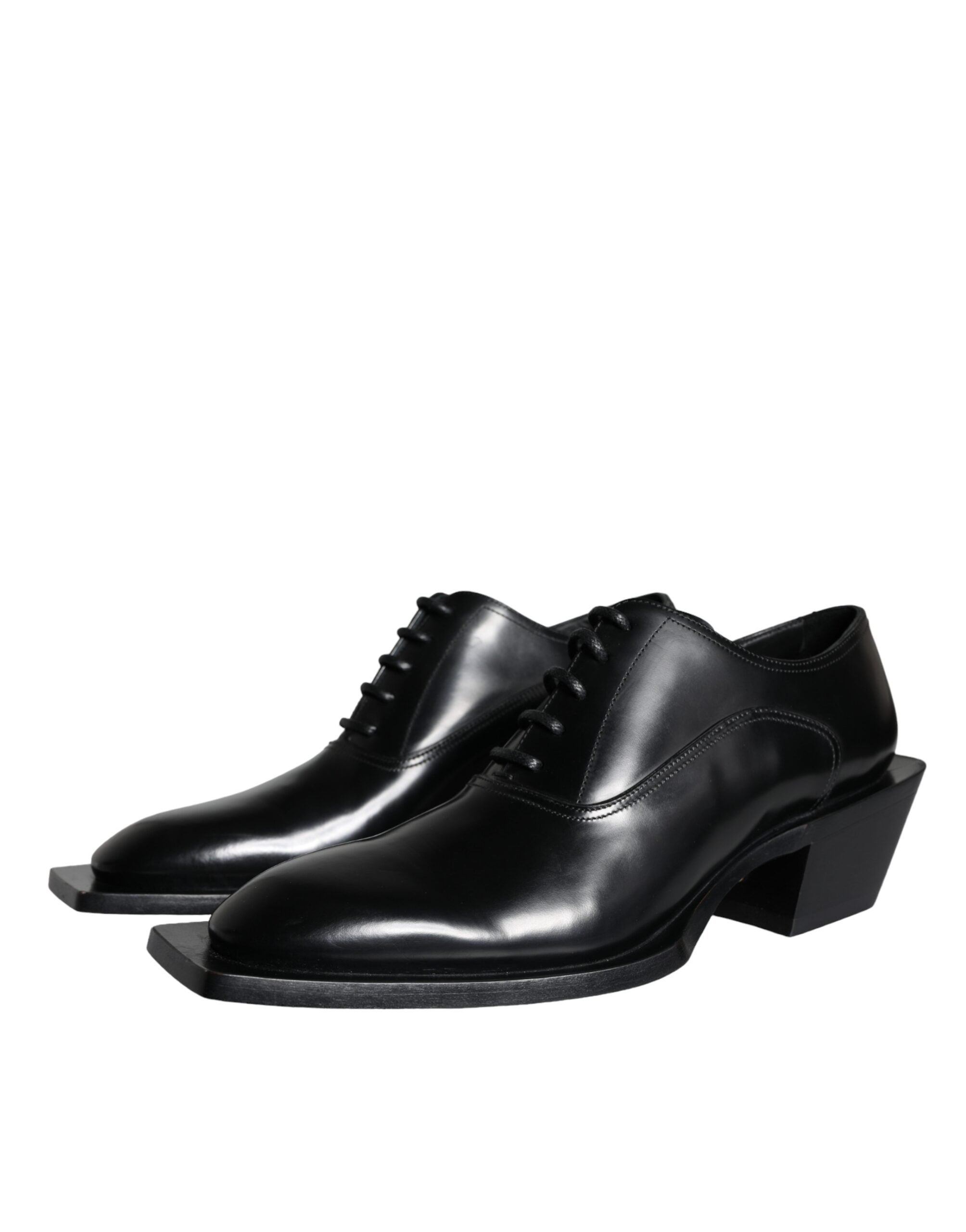 Dolce & Gabbana Zwart Kalfsleren Schoen