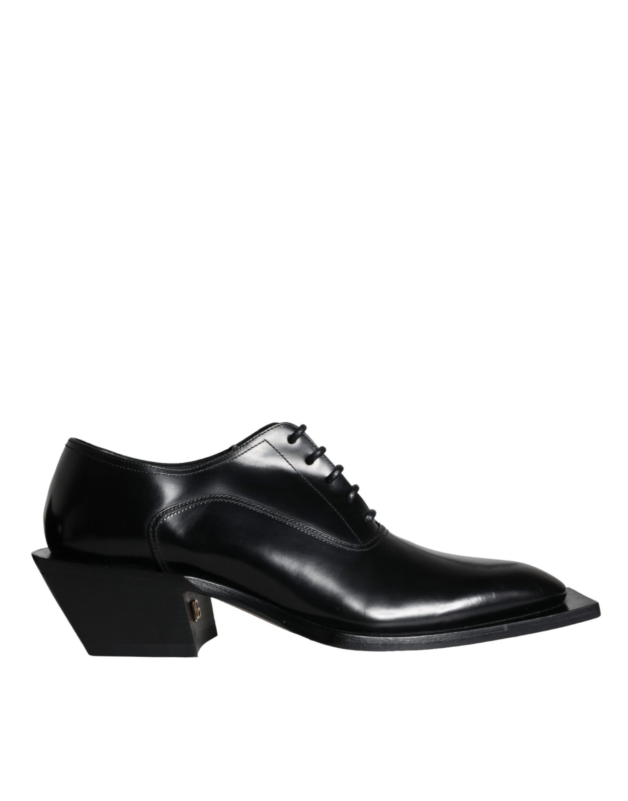 Dolce & Gabbana Zwart Kalfsleren Schoen