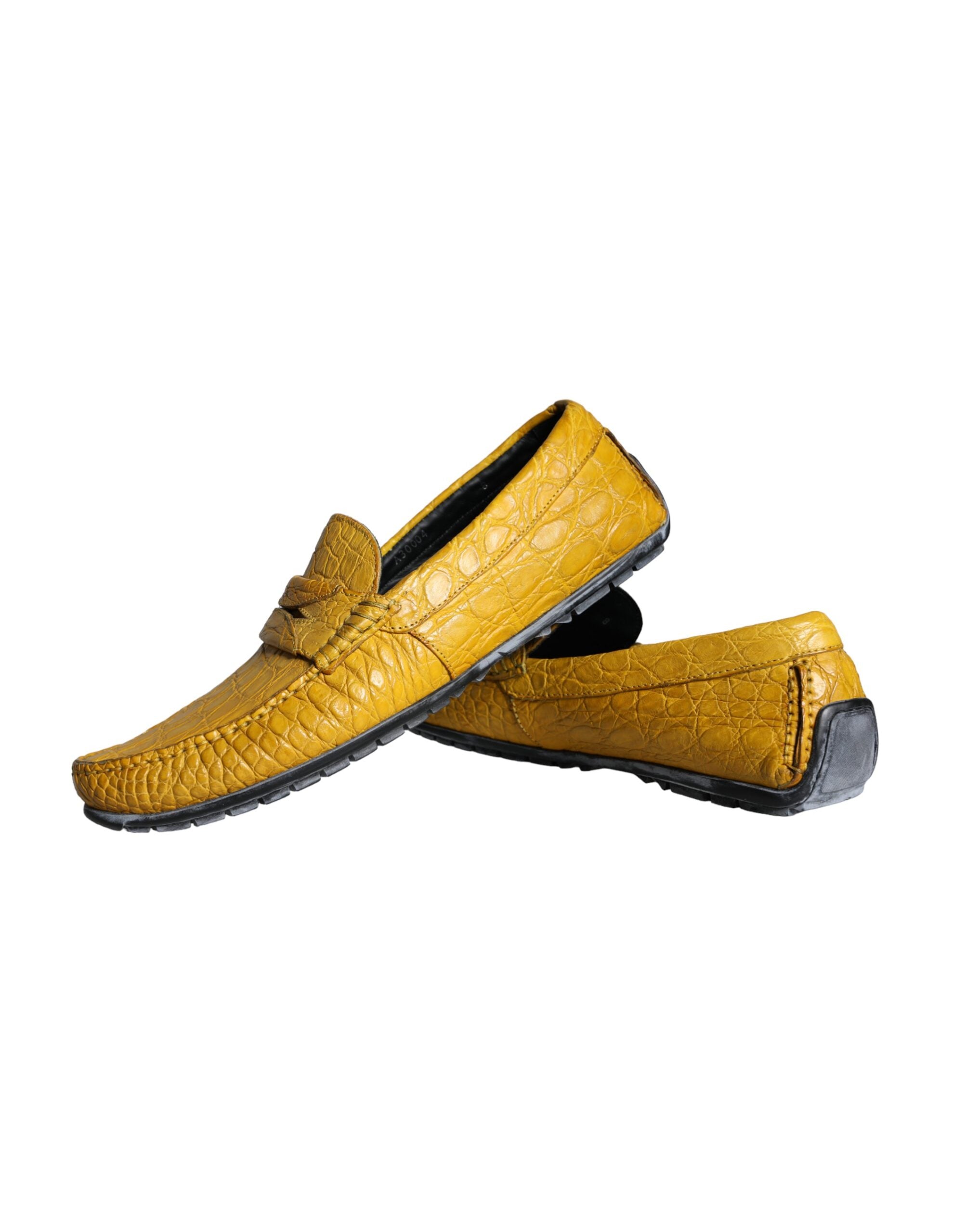 Dolce & Gabbana Geel Leren Loafers