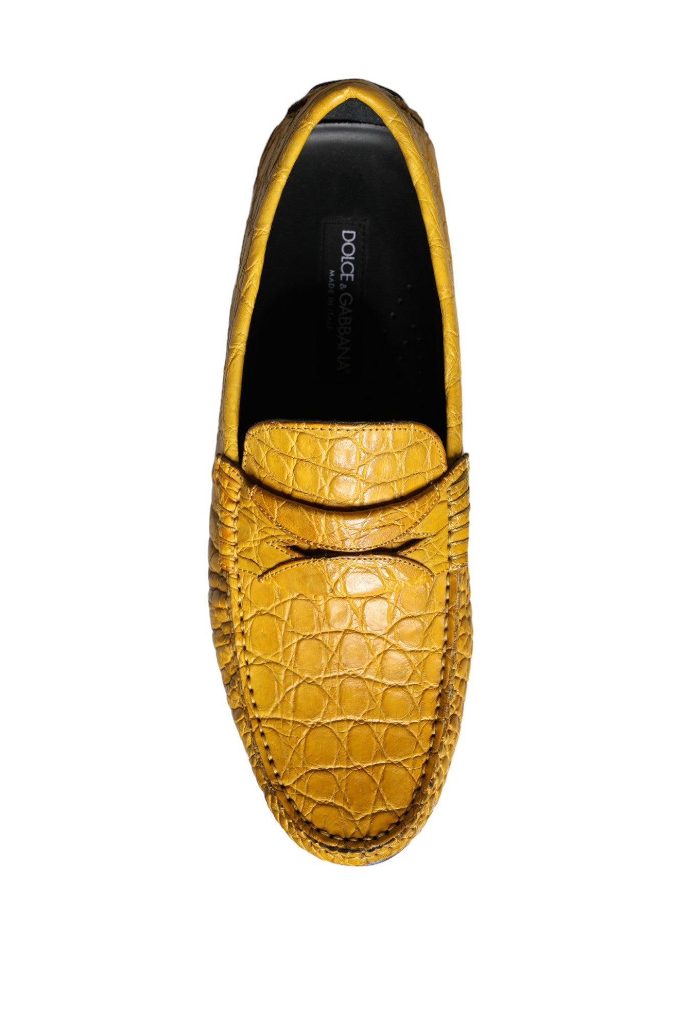 Dolce & Gabbana Geel Leren Loafers