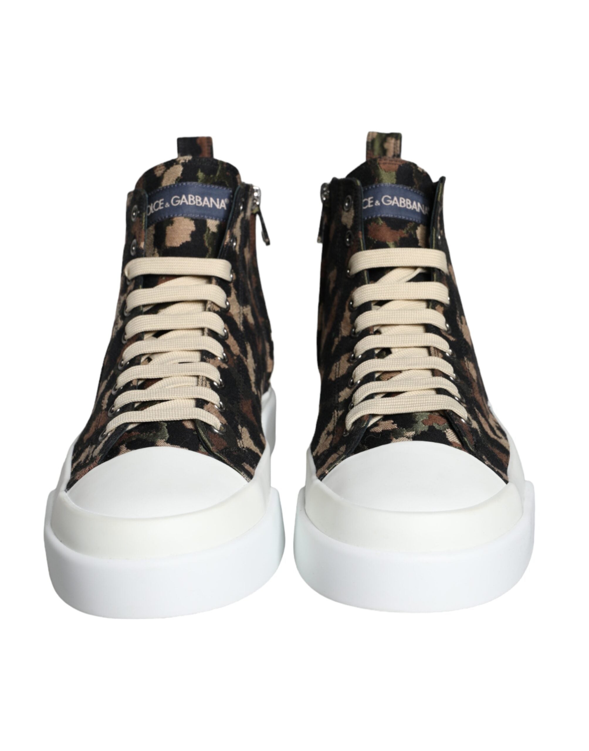 Dolce & Gabbana Camouflage High Top Sneakers