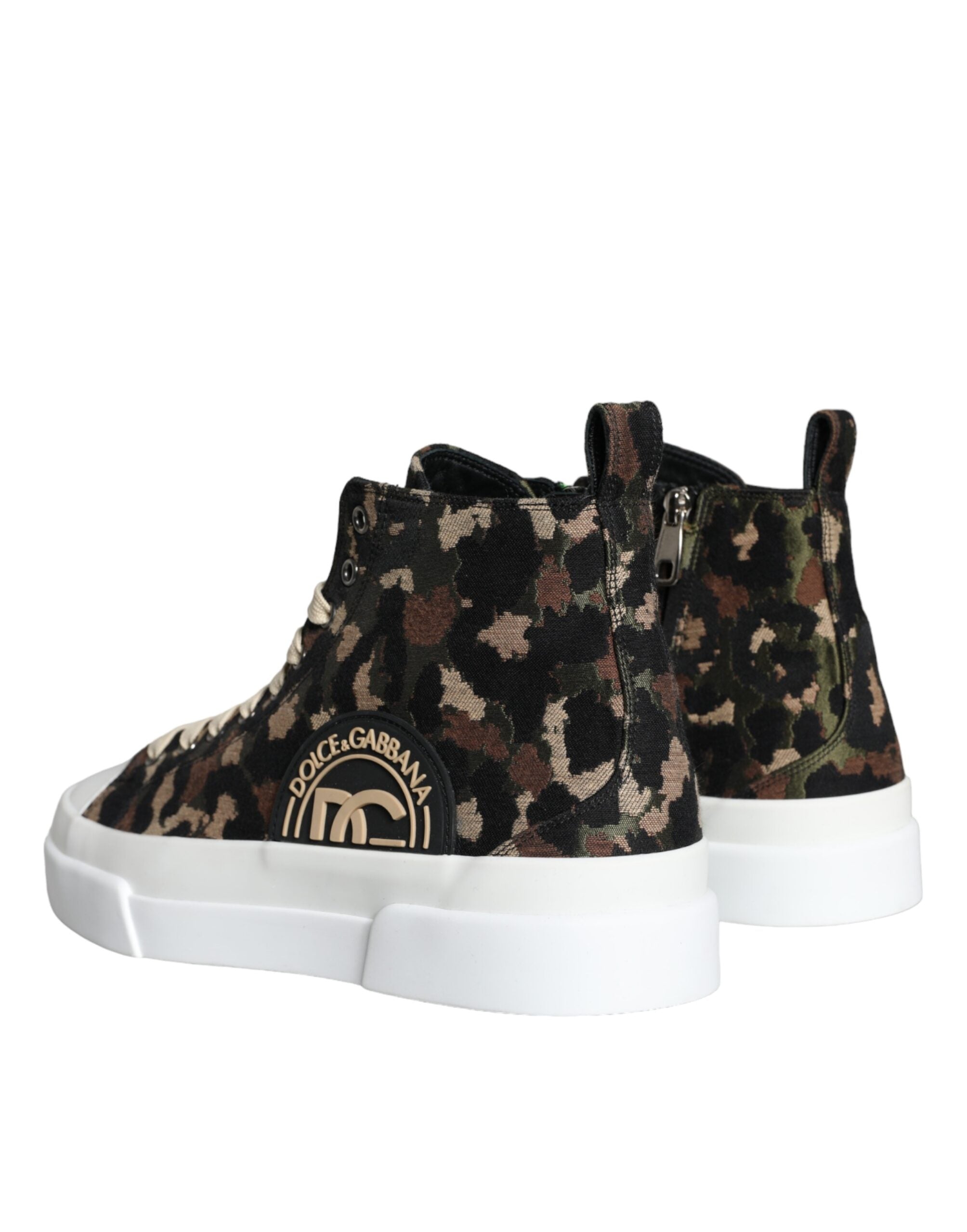 Dolce & Gabbana Camouflage High Top Sneakers