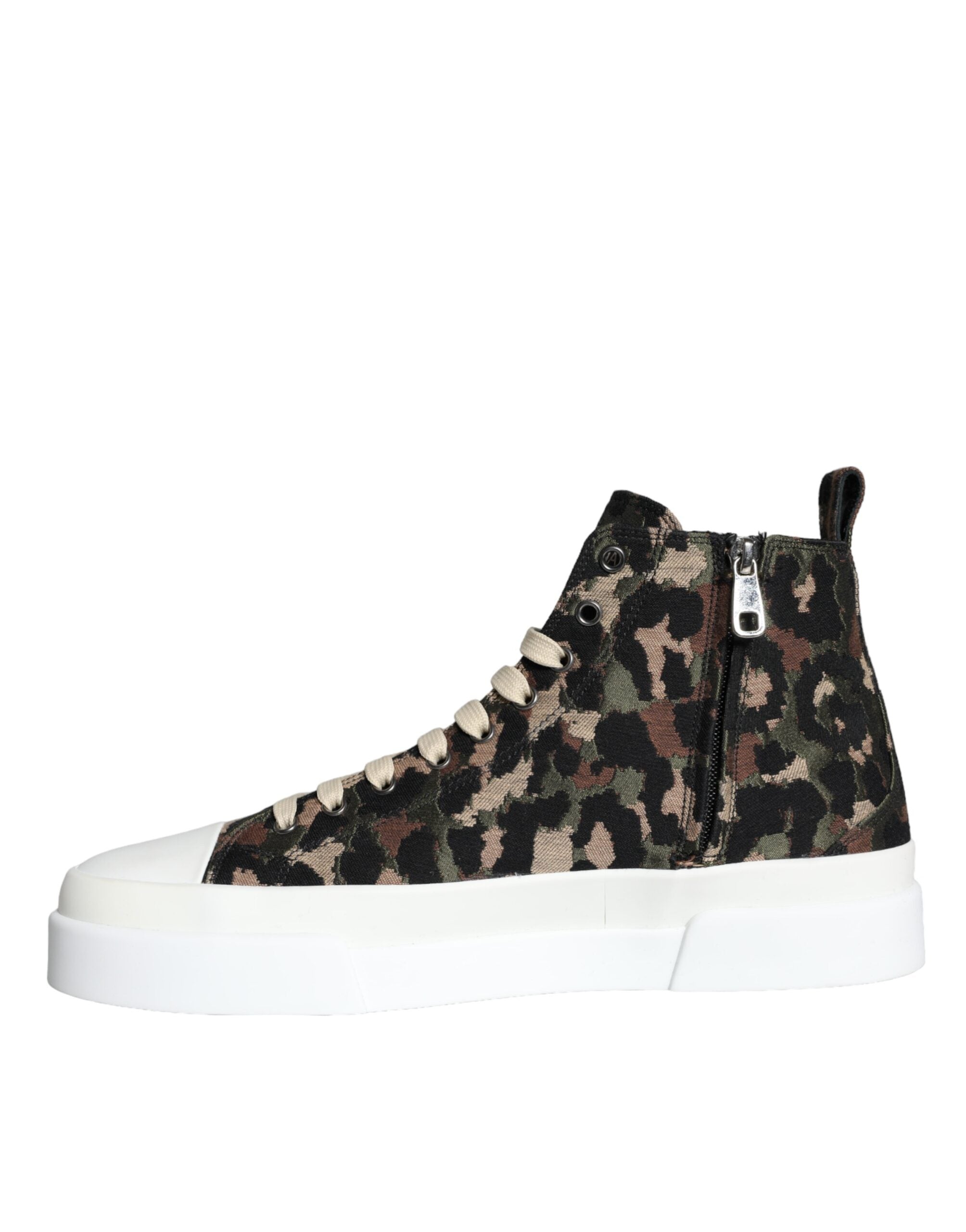 Dolce & Gabbana Camouflage High Top Sneakers