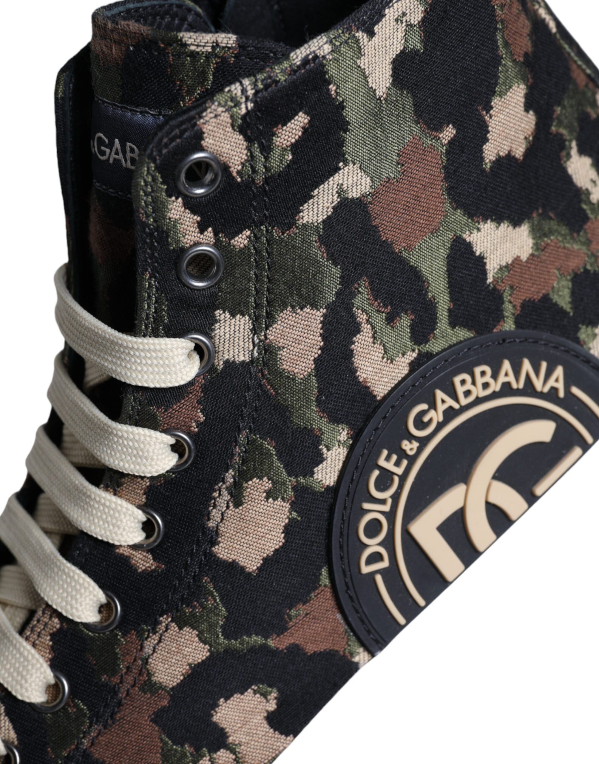 Dolce & Gabbana Camouflage High Top Sneakers