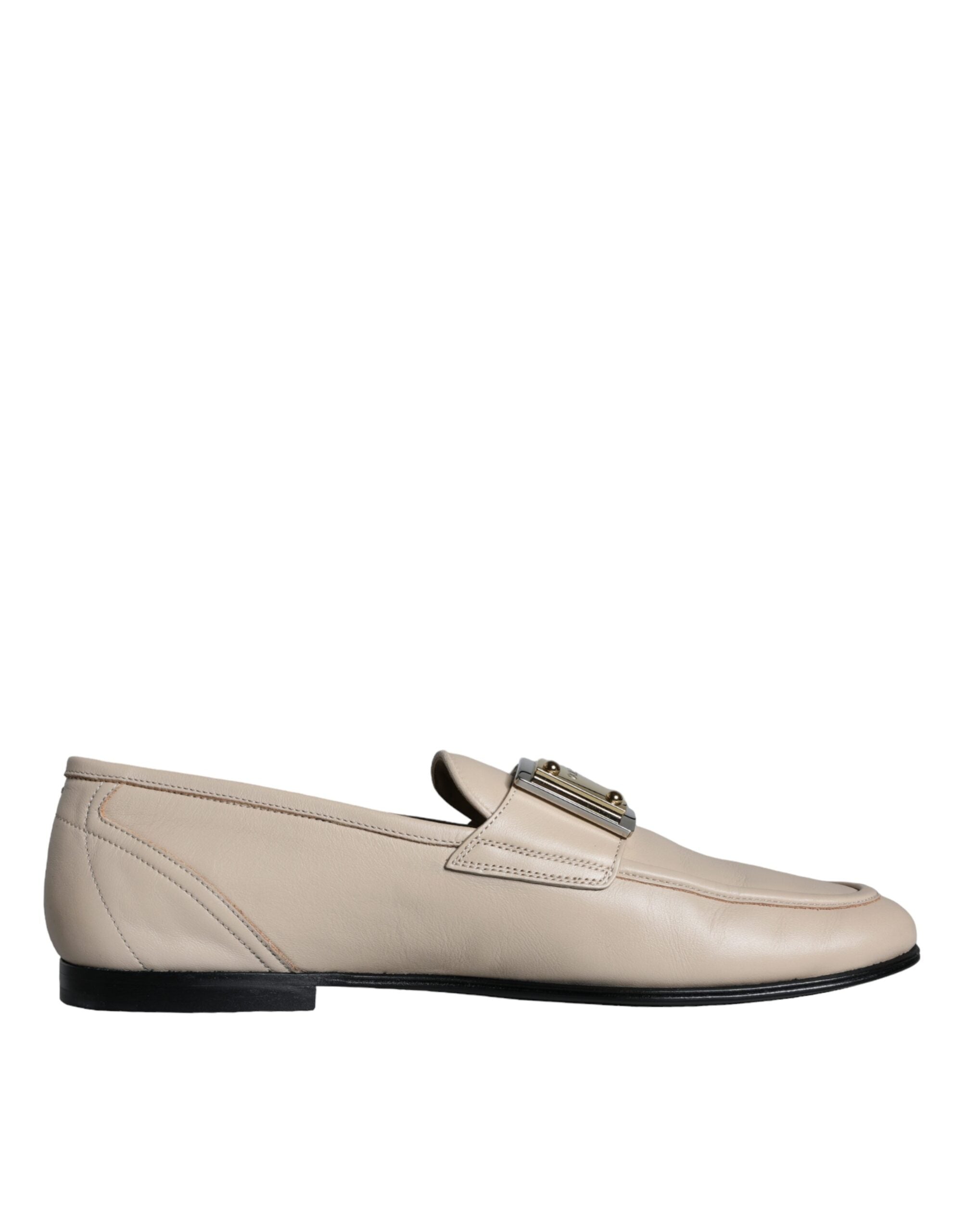 Dolce & Gabbana Beige Leren Loafers