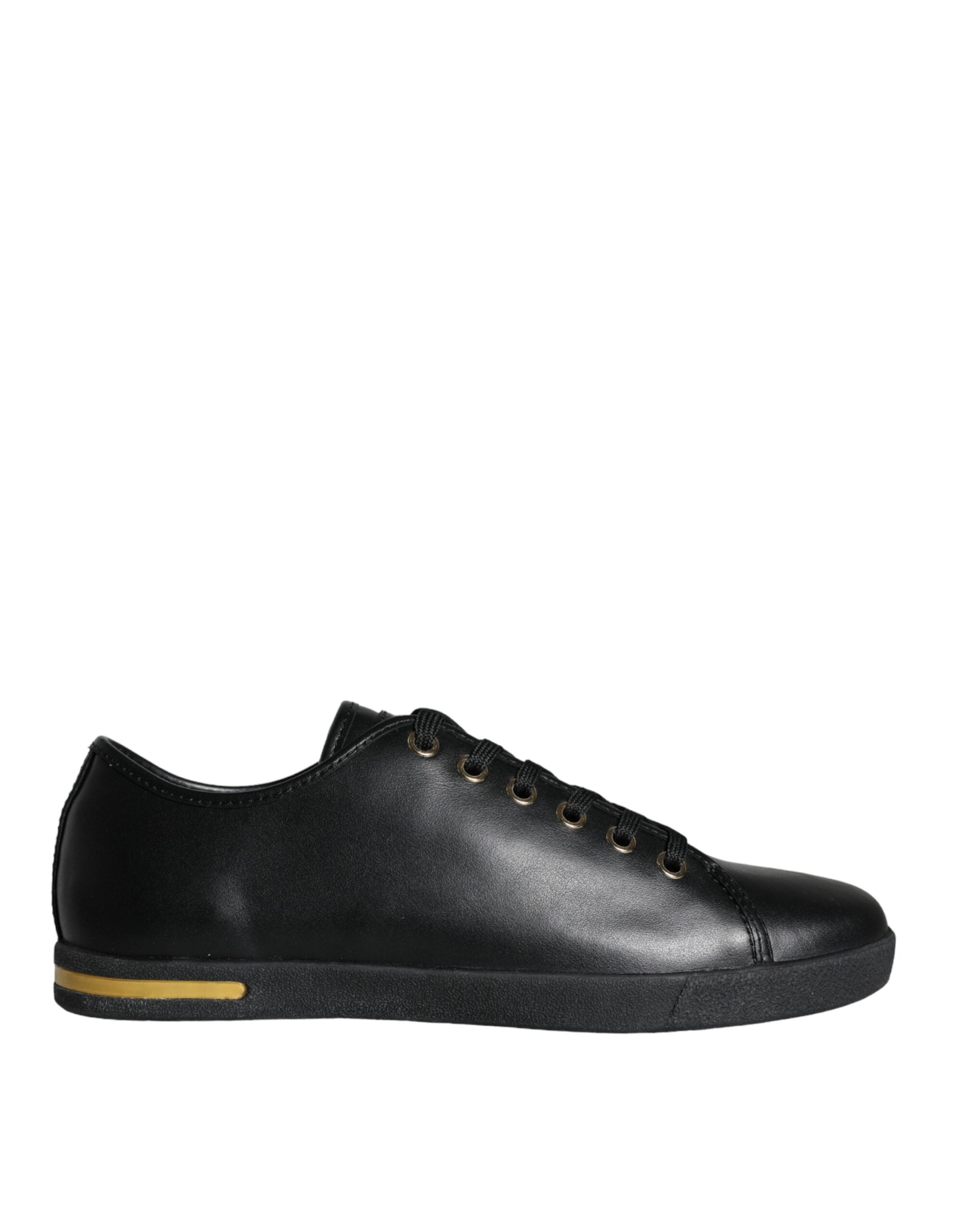 Dolce & Gabbana Zwart Leren Sneakers