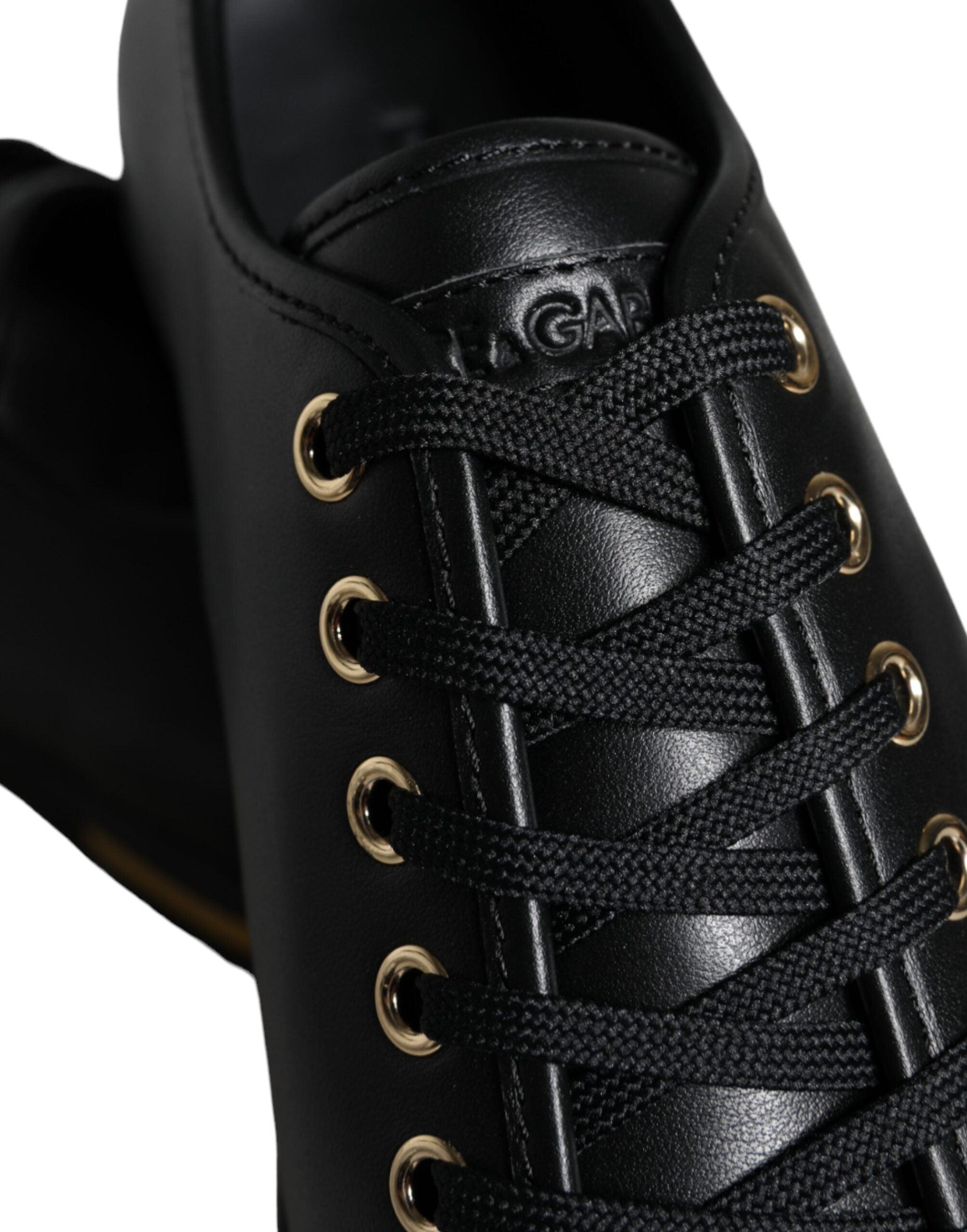 Dolce & Gabbana Zwart Leren Sneakers