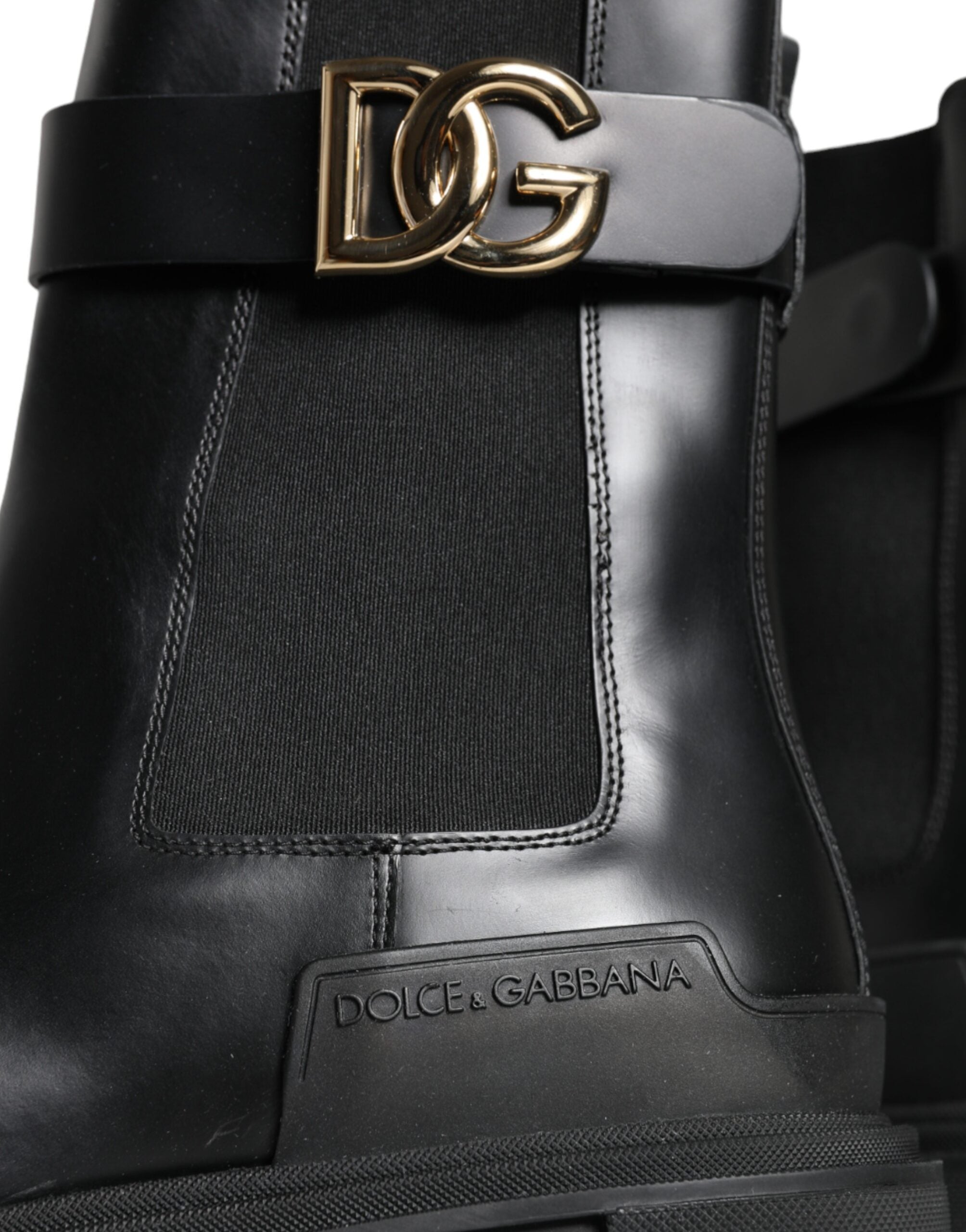 Dolce & Gabbana Zwart Leren Laarzen