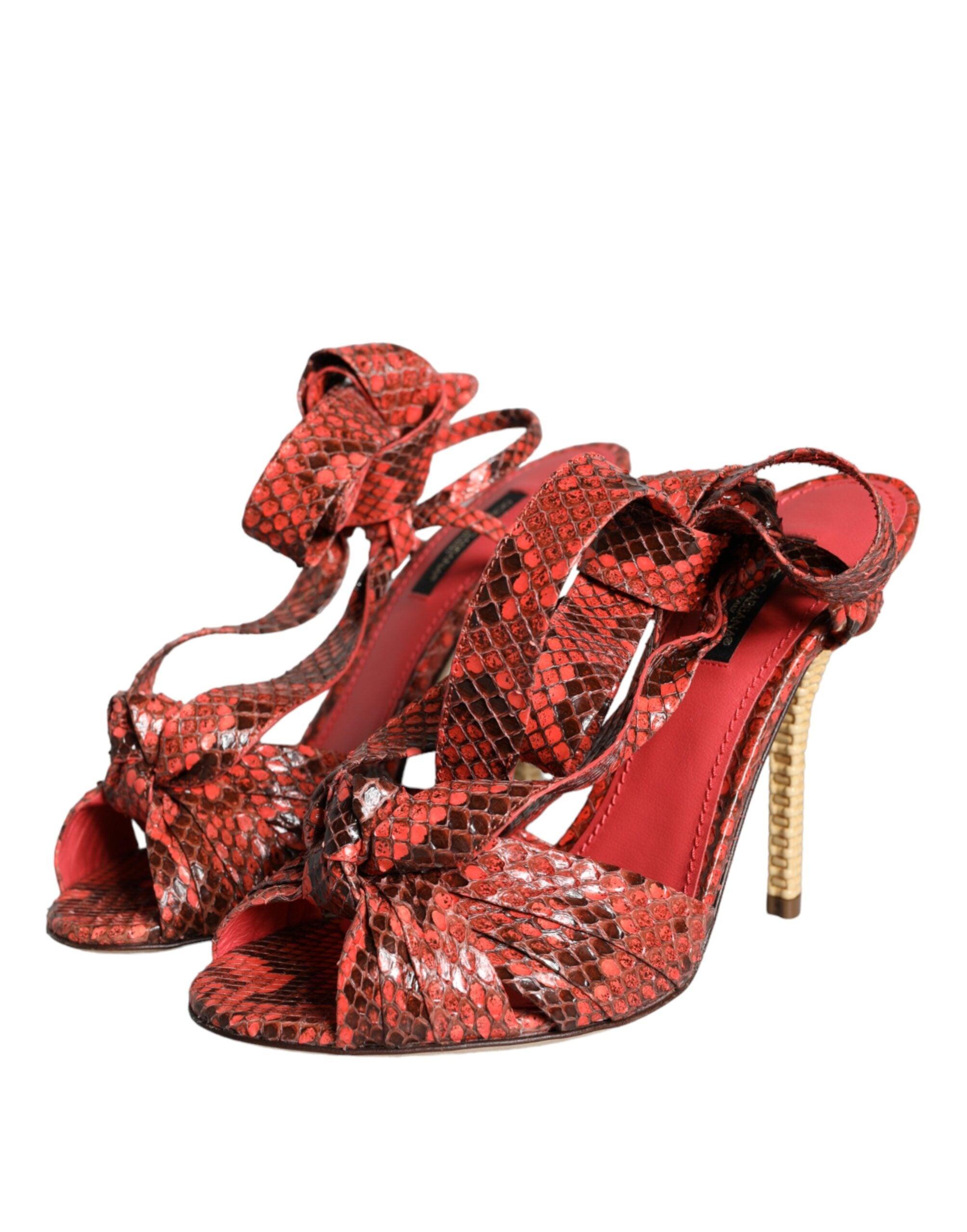 Dolce & Gabbana Rood Sandaal Hakken