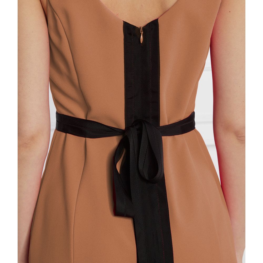 PINKO Bruine Polyester Jurk met Riem