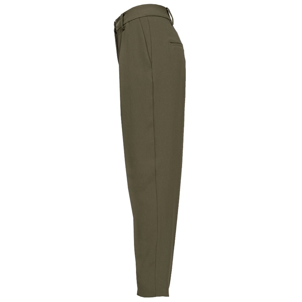 PINKO Groene Polyester Broek en Jeans