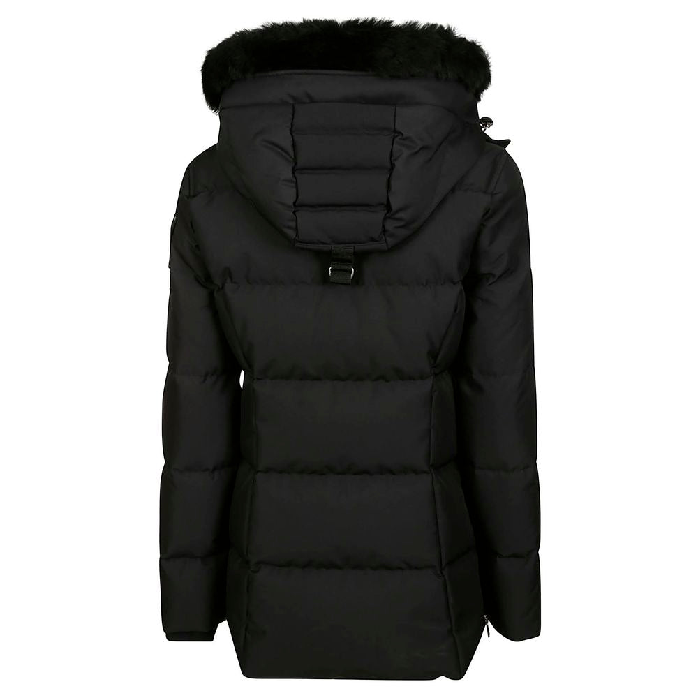 Moose Knuckles Zwart Ganzendonsvulling Dames Jackets & Coat