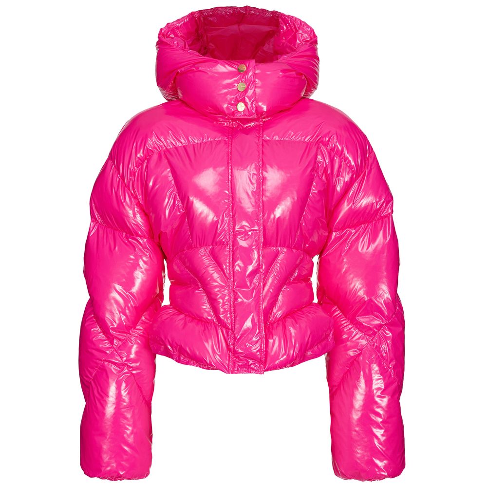 PINKO Roze Nylon Donsjas