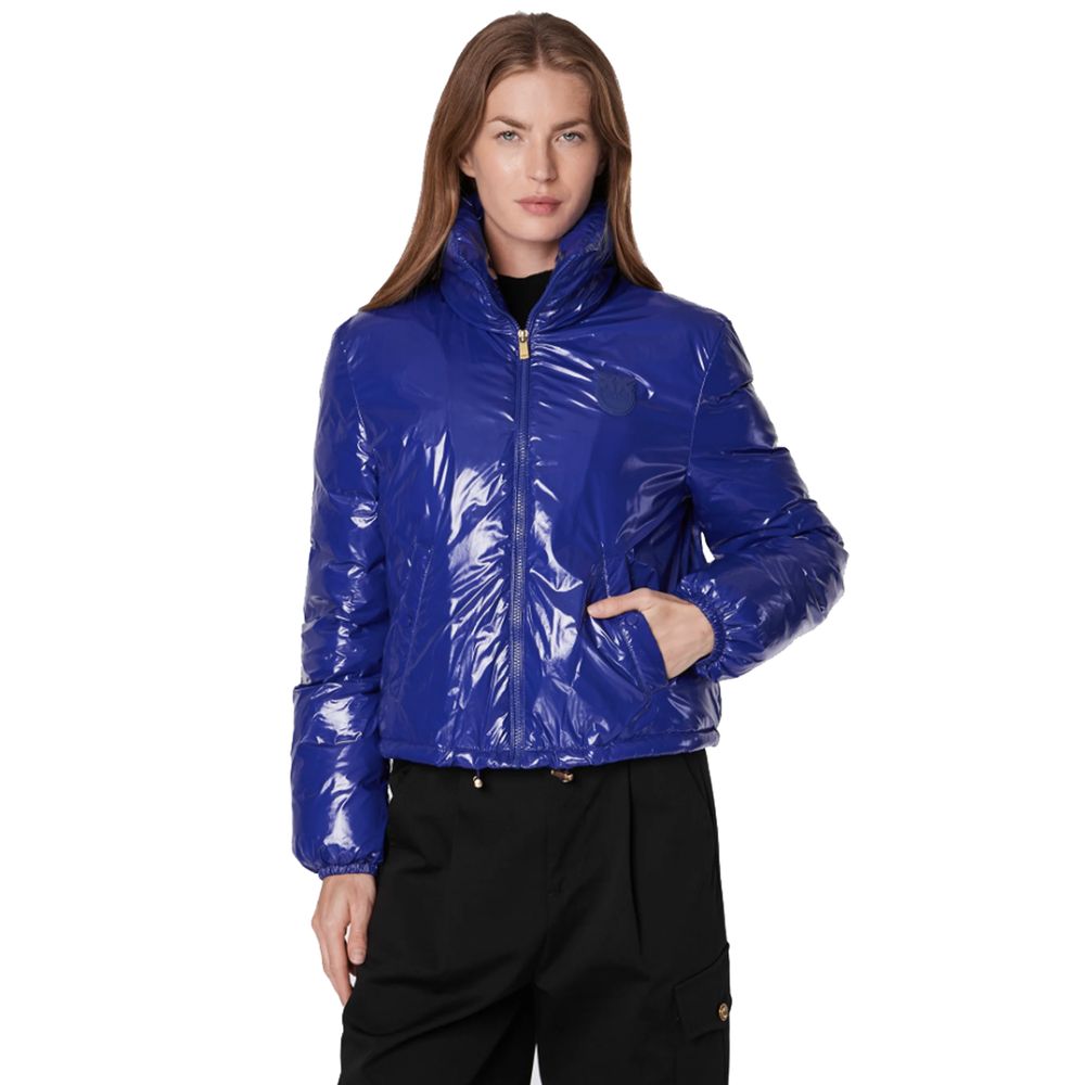 PINKO Blauw Nylon Jas