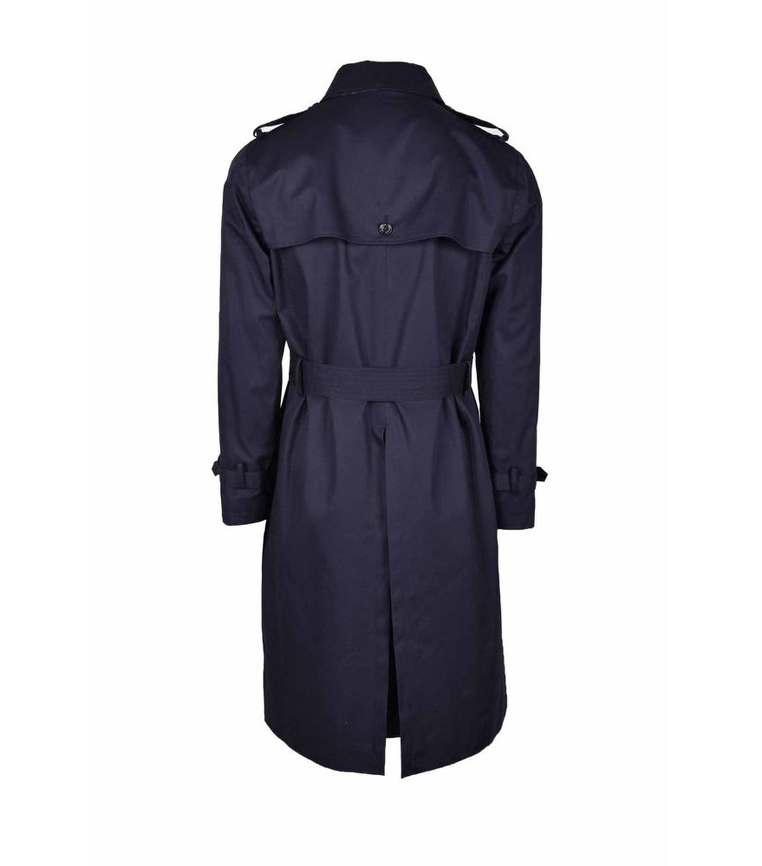 Aquascutum Blauw Katoenen Trenchcoat