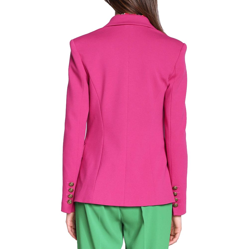 PINKO Fuchsia Viscose Colberts en Blazers