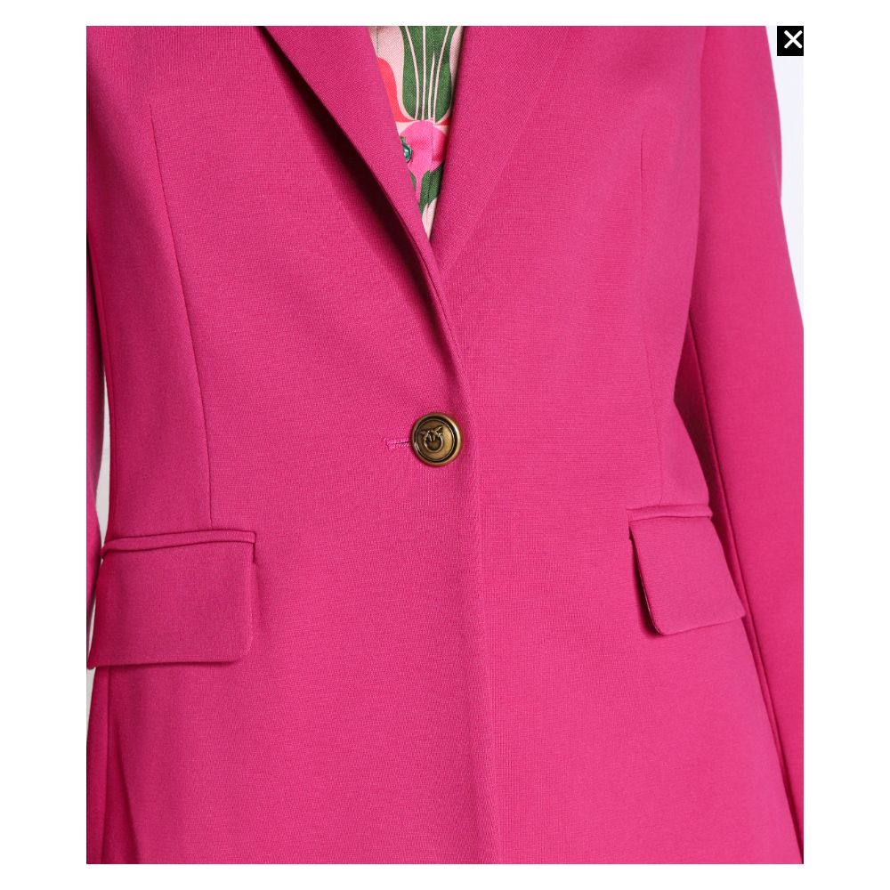 PINKO Fuchsia Viscose Colberts en Blazers