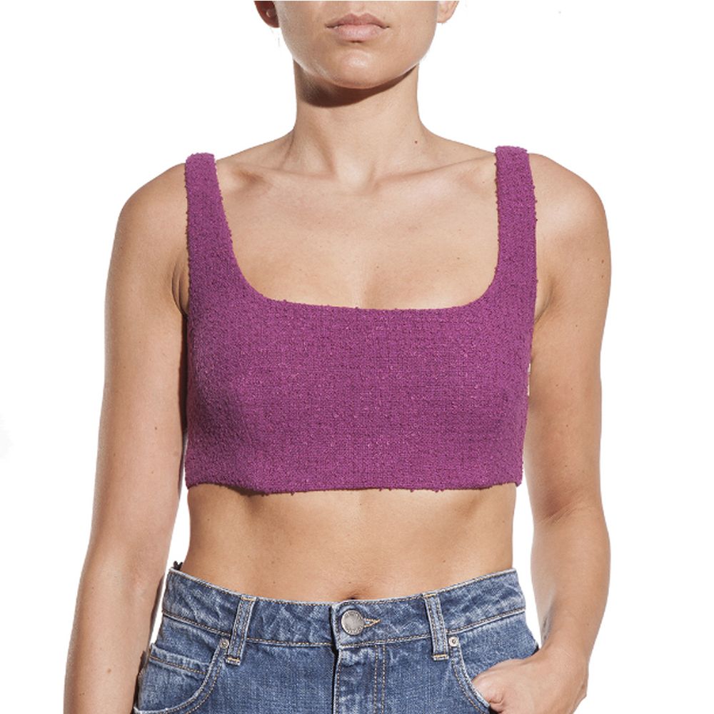 PINKO Paarse Katoenen Top en T-Shirt