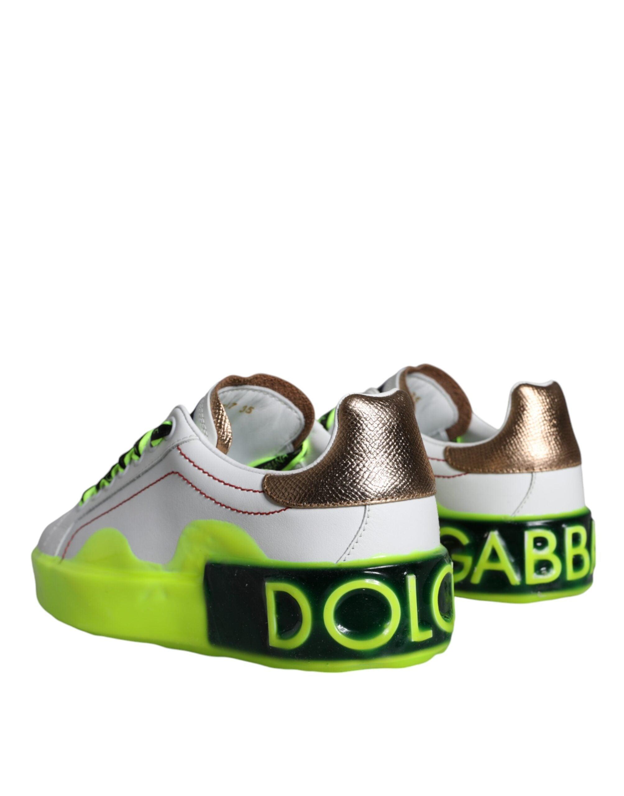 Dolce & Gabbana Wit Portofino Sneakers