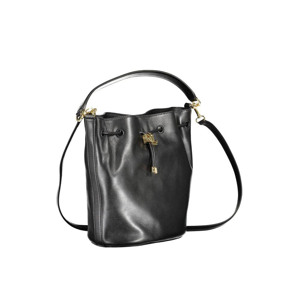 Ralph Lauren Zwart Leren Handtas