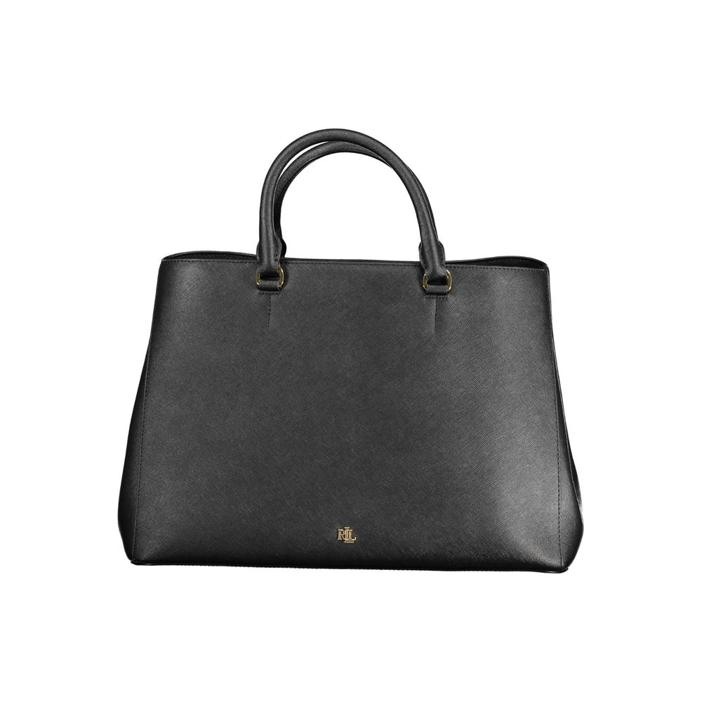 Ralph Lauren Zwart Leren Handtas