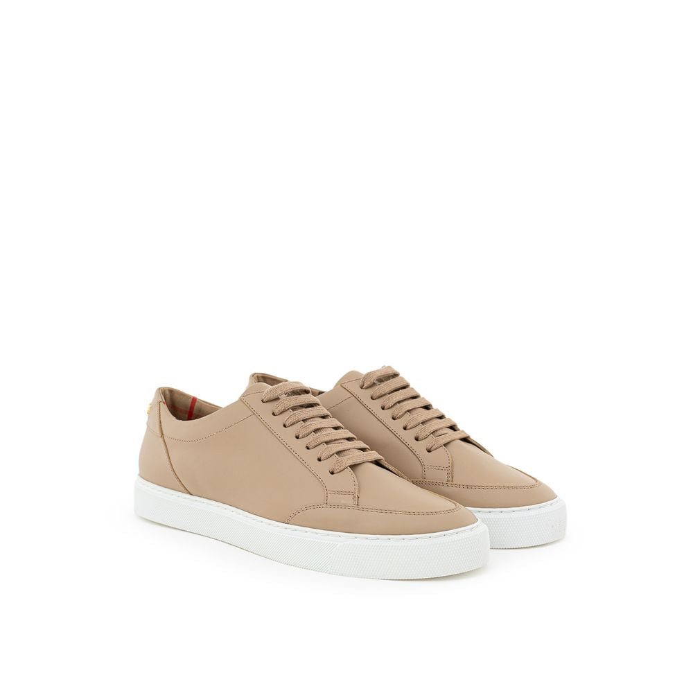 Burberry Beige Leren Sneakers