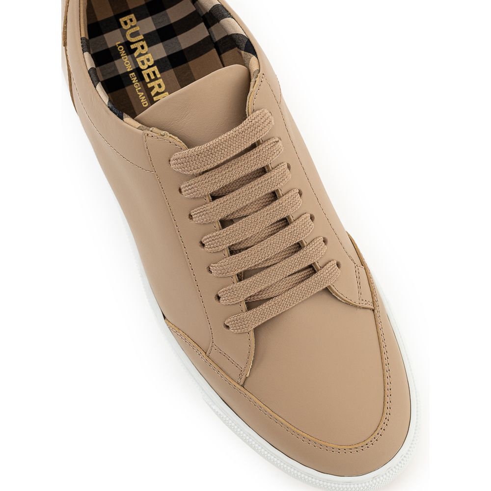 Burberry Beige Leren Sneakers