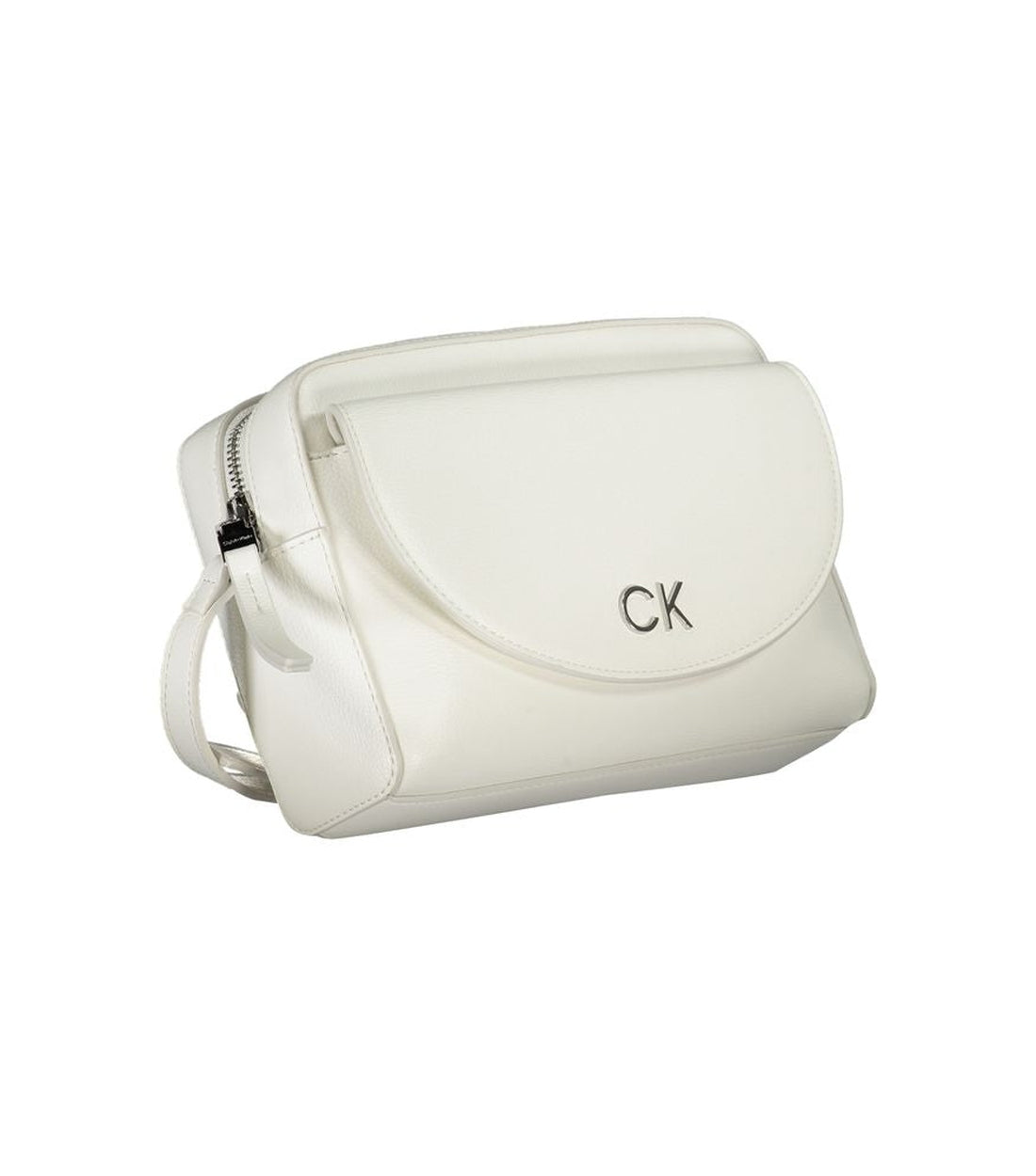 Calvin Klein Witte Polyethyleen Schoudertas