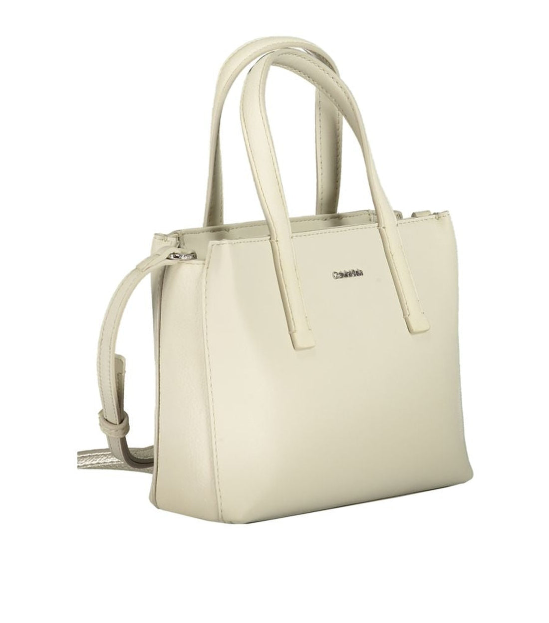 Calvin Klein Beige Polyester Handtas met Schouderriem