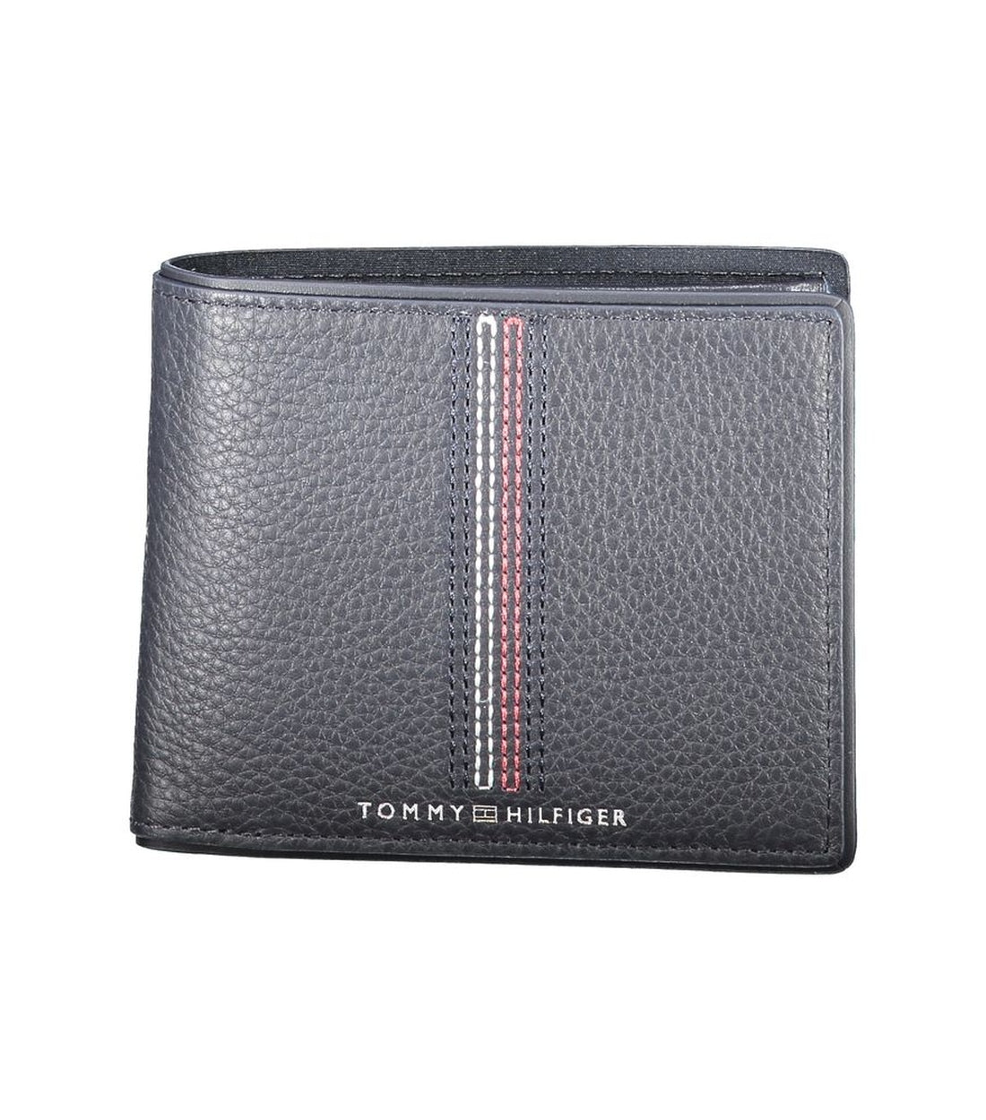 Tommy Hilfiger Blauwe Leren Portemonnee met Luxe Afwerking