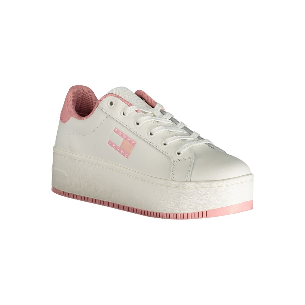 Tommy Hilfiger Roze Polyester Sneakers Met 5 Cm Hak