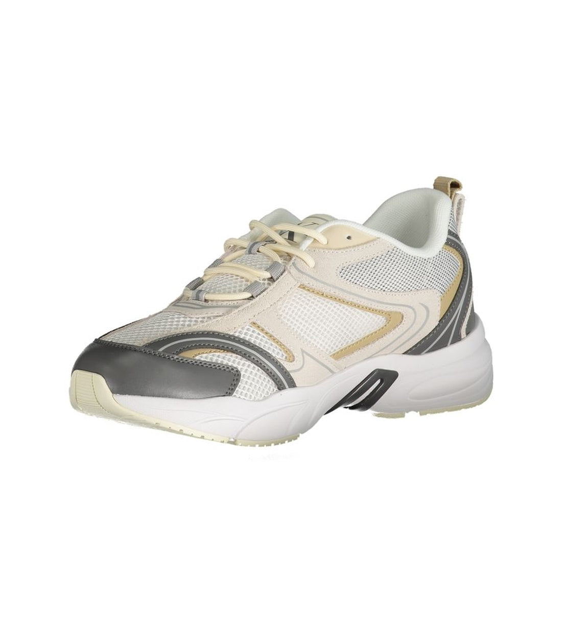 Calvin Klein Beige Polyester Sneaker Retro Tennis