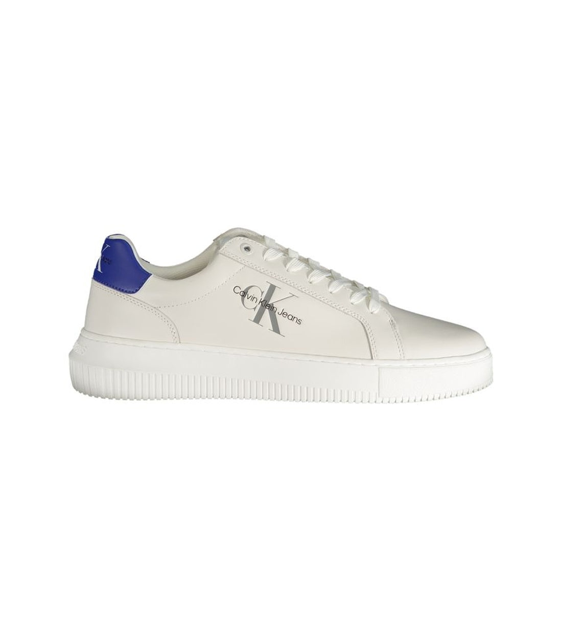 Calvin Klein Jeans Sneakers met dikke cupzool in wit en blauw