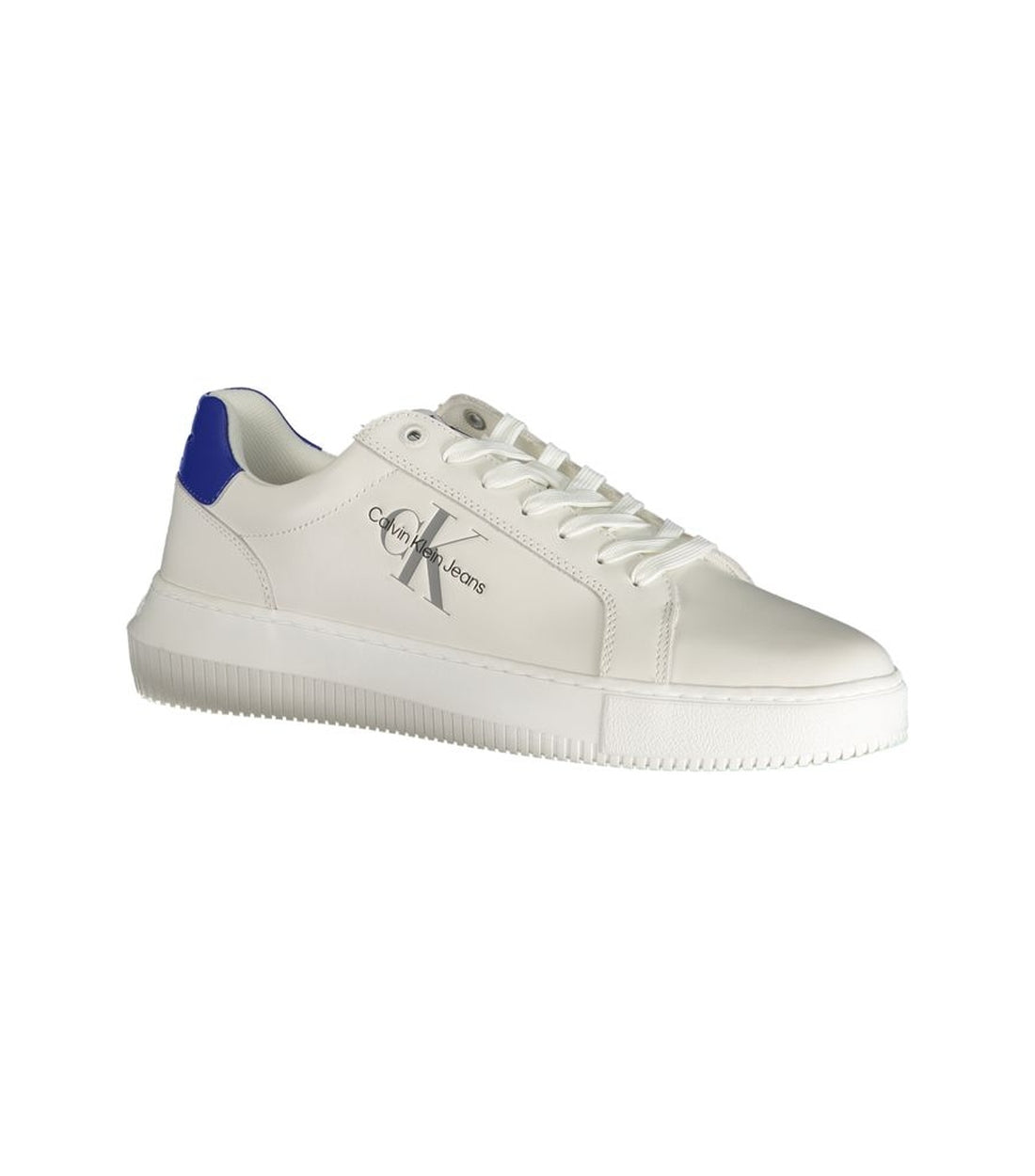 Calvin Klein Jeans Sneakers met dikke cupzool in wit en blauw