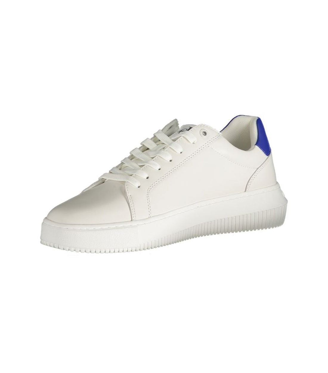 Calvin Klein Jeans Sneakers met dikke cupzool in wit en blauw