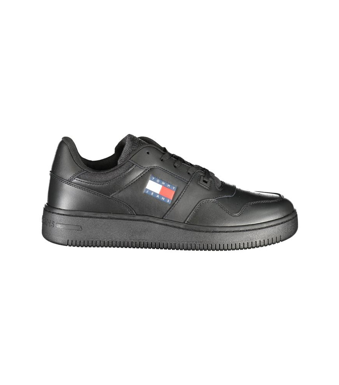 Tommy Hilfiger Zwarte Retro Basket Sneaker