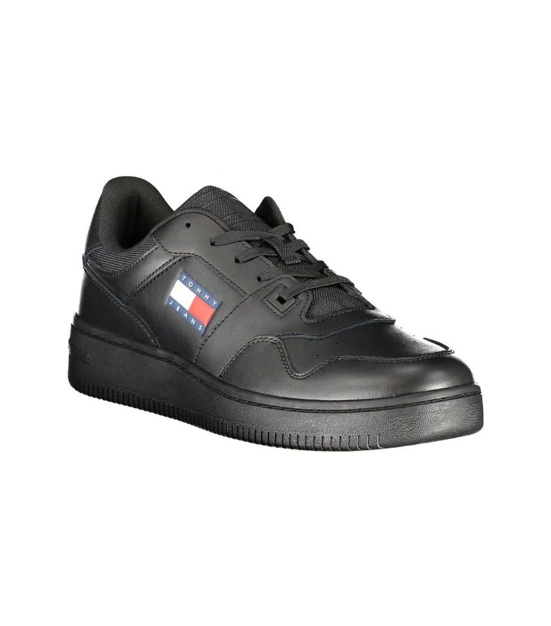 Tommy Hilfiger Zwarte Retro Basket Sneaker