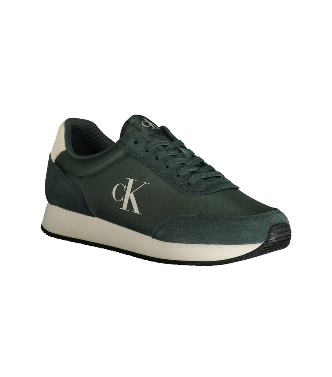 Calvin Klein Groene Heren Sportieve Veterschoenen