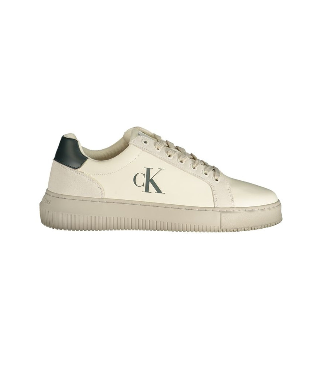 Calvin Klein Jeans Authentic Sneakers met dikke cupzool in gebroken wit