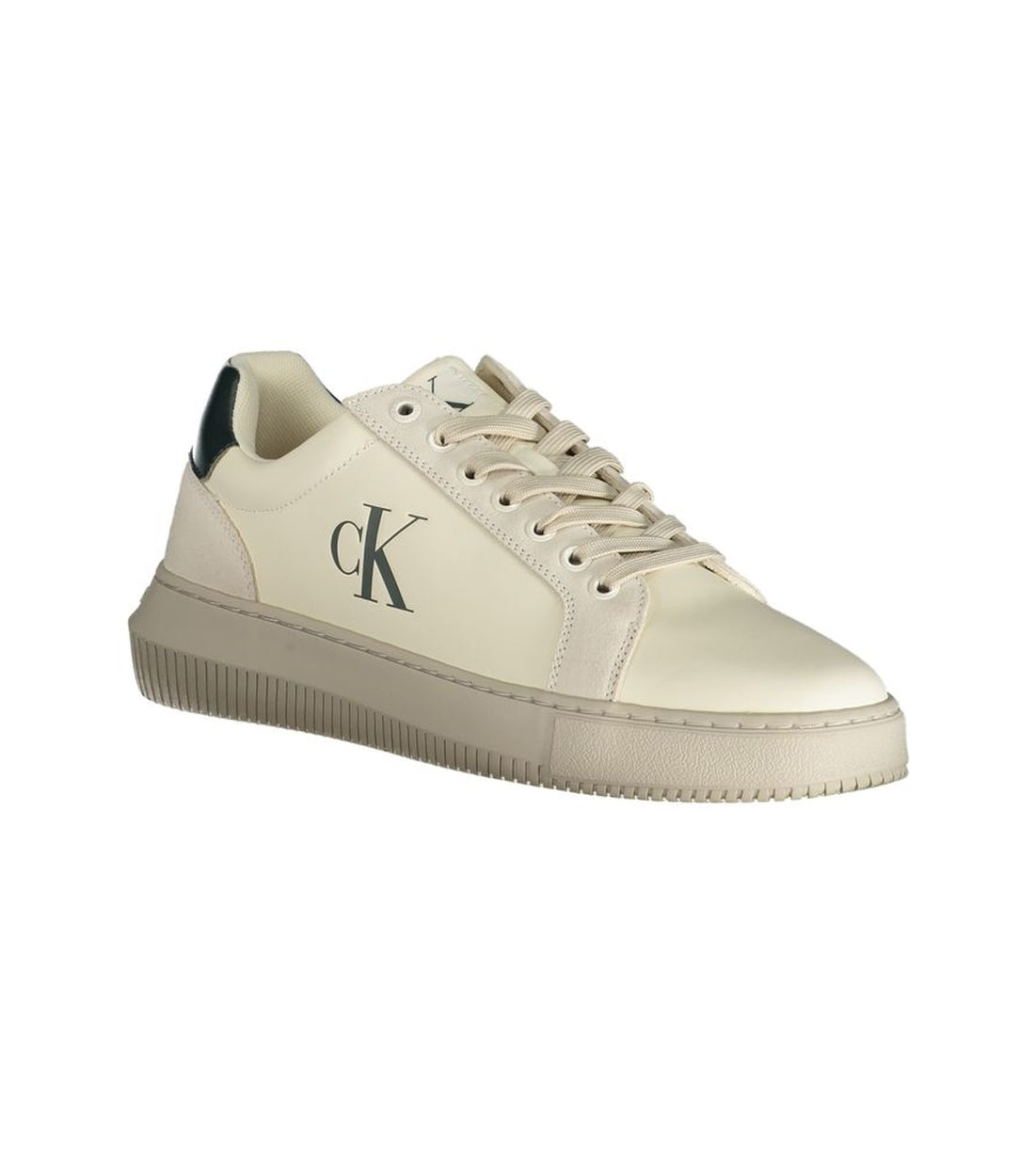 Calvin Klein Jeans Authentic Sneakers met dikke cupzool in gebroken wit