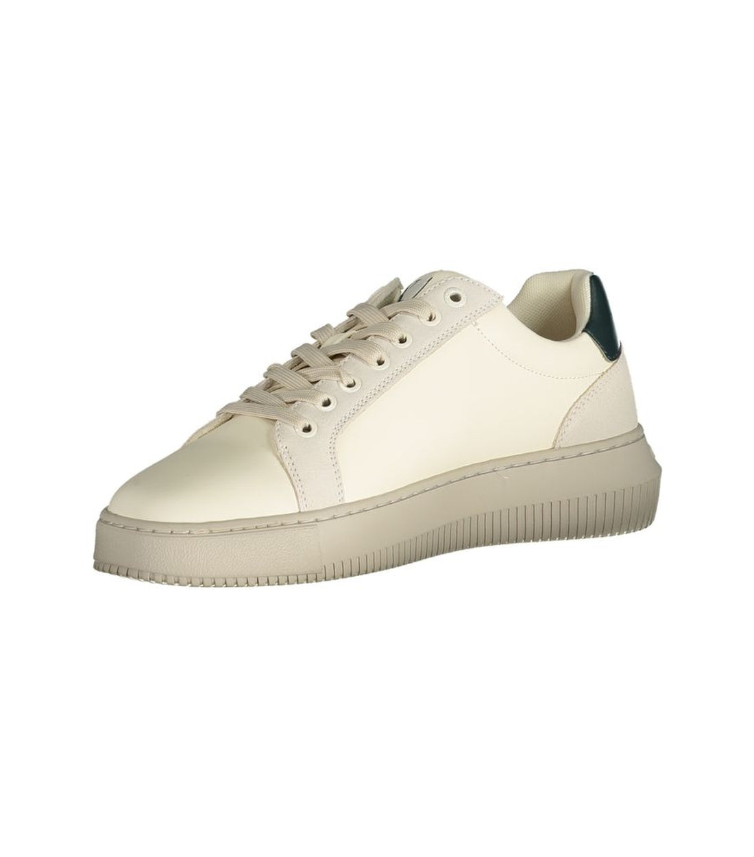 Calvin Klein Jeans Authentic Sneakers met dikke cupzool in gebroken wit