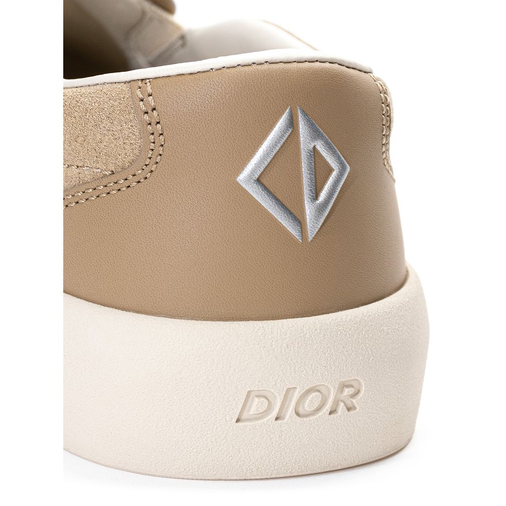 Dior Beige Leren Unisex Sneakers