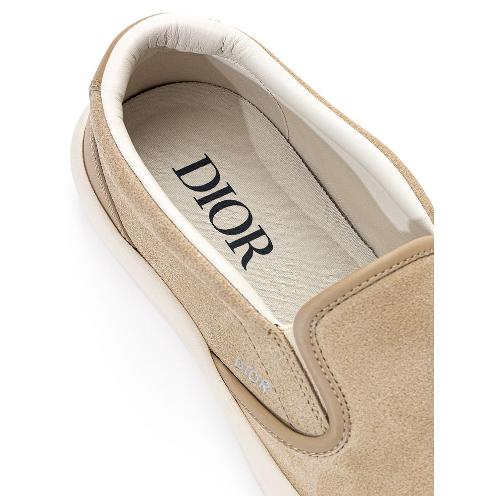 Dior Beige Leren Unisex Sneakers