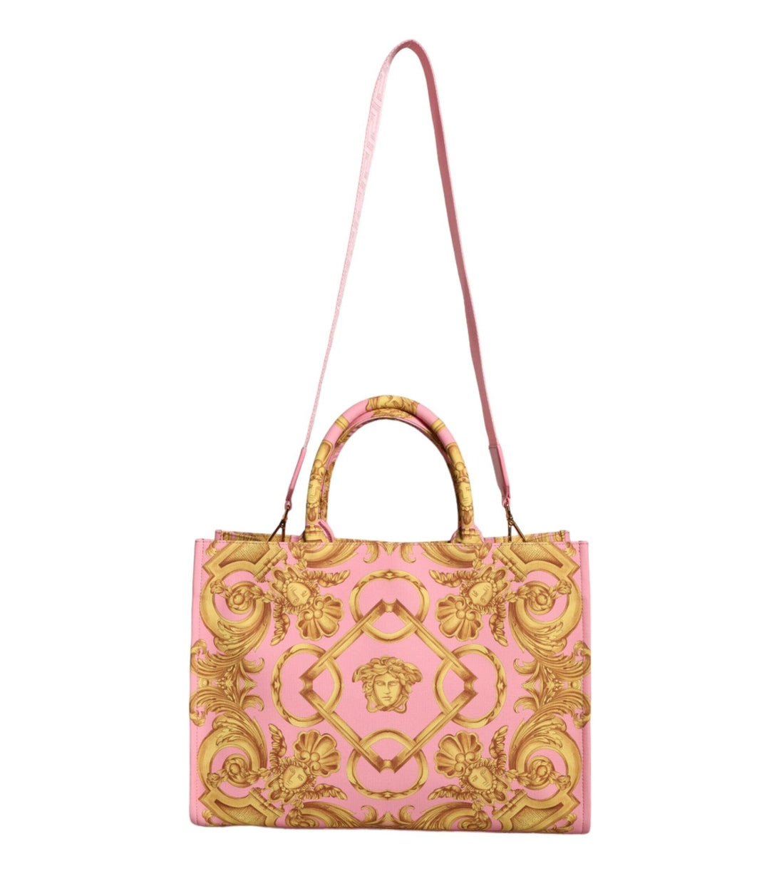 Versace Roze Leren Handtas