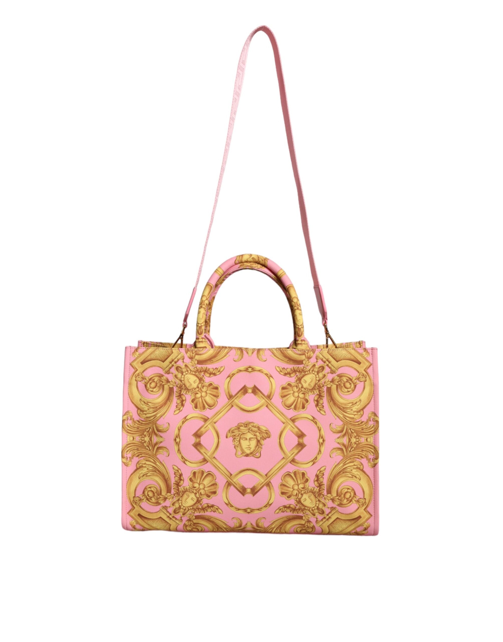 Versace Roze Leren Handtas