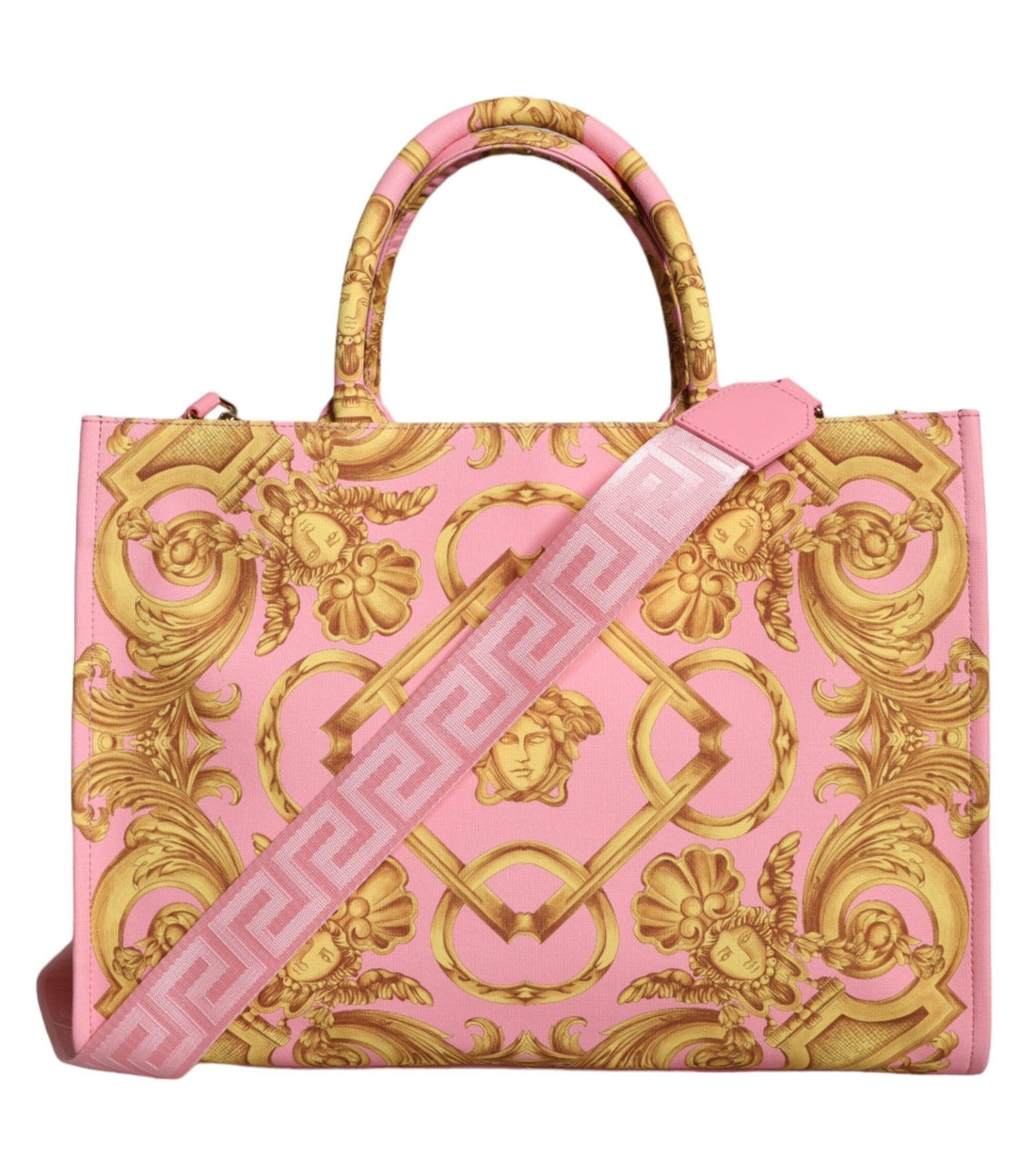 Versace Roze Leren Handtas