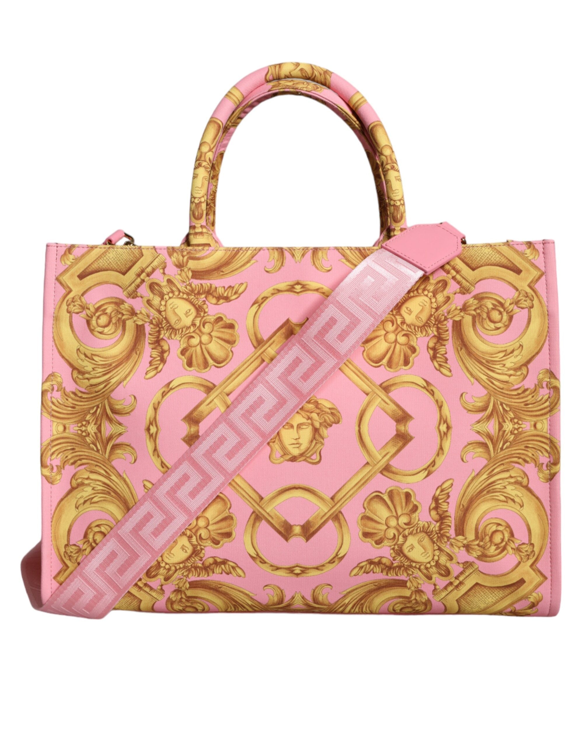 Versace Roze Leren Handtas