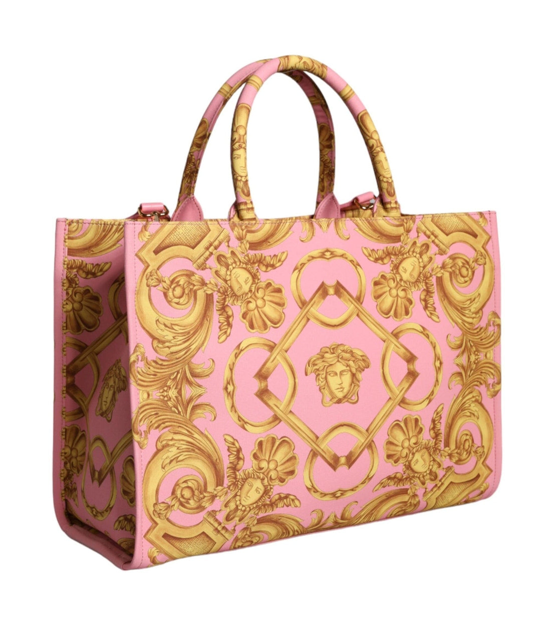 Versace Roze Leren Handtas