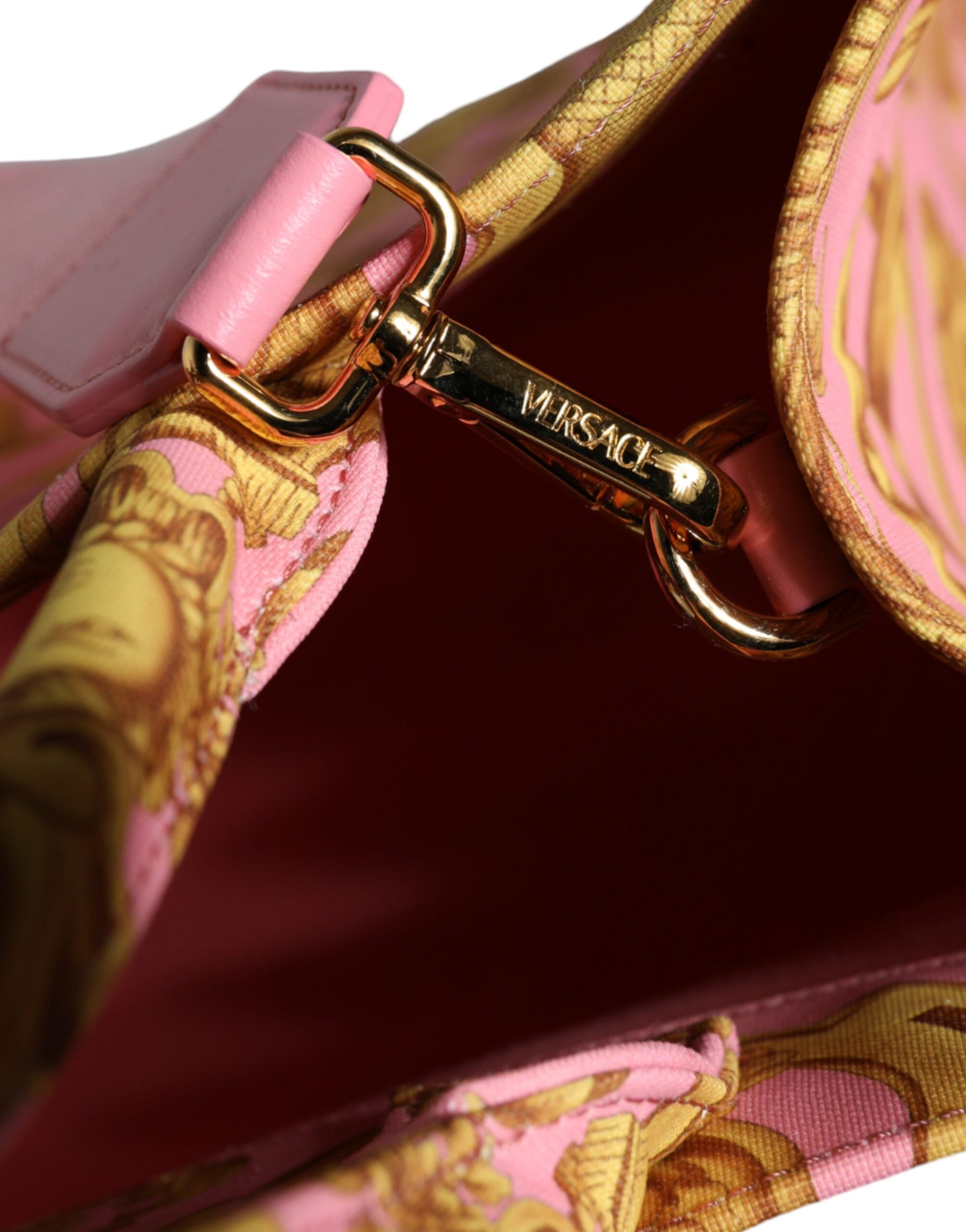 Versace Roze Leren Handtas